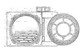 This guide on how to unlock vault missions in marvel's avengers explains the process . Cartoon Vector Drawing Of Open Vault Door With Gold Bars Stock Vector Illustration Of Pile Doodle 108945853