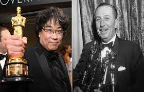 The prognosticators (myself included) had the award going to sam mendes for 1917 since the academy tends to recognize the most tarantino) paving the way for a future where a movie from south korea can win four oscars on the night (bong tied walt disney for most oscars in a single. Bong Joon Ho Ties Walt Disney S Record For Most Oscars Won In One Night