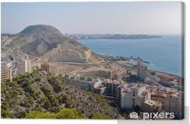 Poniżej pokażę wam kilka miejsc które. Obraz Na Plotnie Panoramiczny Widok Z Alicante Hiszpania Pixers Zyjemy By Zmieniac