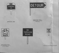Zimbabwe Common V I D Provisional Traffic Signs In 2020 Traffic Signs Directional Signs Traffic