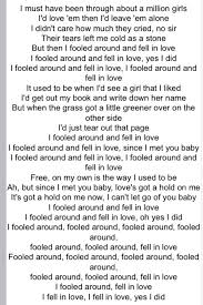 Elvin Bishop Fooled Around And Fell In Love Just Lyrics Fall In Love Lyrics Falling In Love Songs