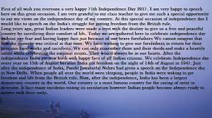 Best 15 August Speech On Independence Day For Students Independence Day Independence day speech essay in english 15 august in india writing for kids , it's short 15 august speech in english. august speech on independence day