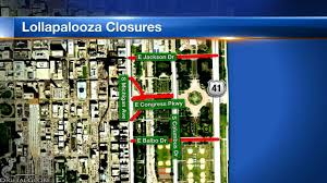 It started as a touring event in 1991. Lollapalooza 2018 Street Closures New Rules Tight Security Abc7 Chicago