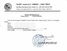 Berisi contoh surat resmi sekolah, perusahaan, permohonan, surat resmi undangan. Download Contoh Surat Keterangan Sakit Dari Dokter Klinik