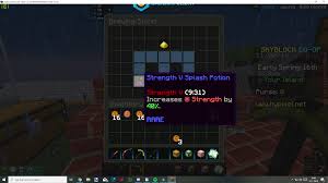 You can also combine water bottles with gunpowder to create splash water which put out fires. Strength Potion Bug Hypixel Minecraft Server And Maps