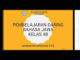 Materi bahasa jawa kelas 4 sd kurikulum 2013 semester 2. Bahasa Jawa Kelas 4 Semester 2 Youtube