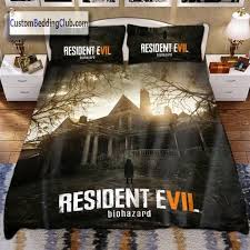 Resident Evil Biohazard Bedding Set Blanket Sheets Resident Evil Bedding Set Bed Biohazard Bedroom Sheets Pillo Resident Evil Resident Bedding Set