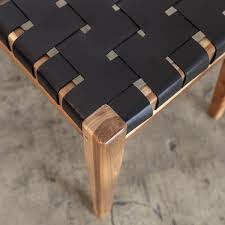 We are pleased to invite importer, wholesaler, retailer, project manager or even personal user to complete your furniture stock by natural rattan furniture. Maland Woven Leather Bench Black Leather Hide Living By Design