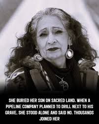 Standing Rock Sioux fights pipeline near son's grave