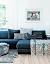 Blue Jean Denim Sectional Couch