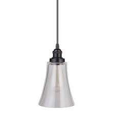 Worth Home Products Instant Pendant 1 Light Recessed Light Conversion Kit Brushed Bronze Clear Glass Shade Pbn 0924 8101 The Home Depot In 2020 Blown Glass Pendant Light Recessed Light Conversion Kit Glass Pendant Light
