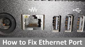 How To Repair - Fix A Damaged Ethernet Port - Youtube