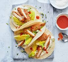 Southern Fried Chicken Tacos Bbc Good Food Middle East Recipe Southern Fried Chicken Fried Chicken Taco Bbc Good Food Recipes