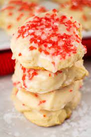 I have been making cream cheese cookies for years and it should be 8 ounces of cream cheese, not 3!!!! Cream Cheese Christmas Sugar Cookies Brooklyn Farm Girl