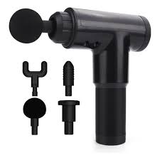 Pistola Masajeadora Corporal Lumax con 4 Cabezales y Velocidad Variable —  Electroventas