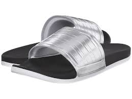 Adidas Black And Silver Shoes Adidas Originals Adidas Adilette Sc Silver Black Women S Slide Shoes Modesens Adidas Adilette Water Resistant Shoes Adidas Originals Fashion