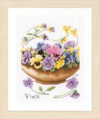 Mirabilia cross stitch pattern only md64 queen of freedom. Lanarte Violets Marjolein Bastin Cross Stitch Kit 123stitch