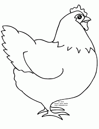 Black And White Hen Clipart Free Printable Coloring Page Featuring A Chicken Hen Patrones De Bordado Tatuajes De Arte De Lineas Gallinas Dibujos