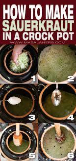 Aug 01, 2020 · bring the sauerkraut to a steady simmer. How To Make Sauerkraut In A Crock Masalaherb Com