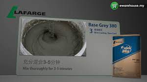 Sigmacover 380 base grey 5100. Ytl Quickmix 380 Base Grey Water Resistant Polymer Modified Cementitious Skim Coat 25kg