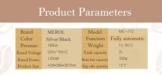 Maybe you would like to learn more about one of these? Me 712 Coffee Machine Automatic Touch Screen Small Household And Commercial Coffee Bean Machine Espresso Machine 220 110v Coffee Makers Aliexpress