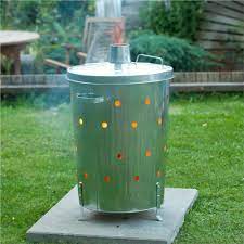 Nature Garden Incinerator Galvanised Steel 46x72 Cm Round