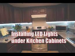 Dimmable with included wireless remote; Installing Led Lights Under Kitchen Cabinets Youtube