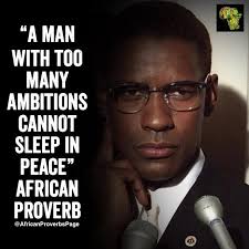 African Proverb: A man with too...