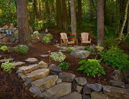The most creative backyard decorating ideas the great backyard, for those lucky enough to have one, is a place where memories are made. Oak Shaded Landscape Gardening Sloped Backyard Backyard Landscaping Designs Backyard Landscaping