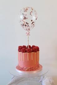 Pink Balloon Cake Drip Cakes Cake Cake Decorating