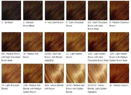 Shades Of Brown Hair Color Chart Matrix For Dark Light Shade