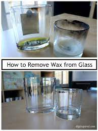 How To Remove Wax From Glass Diy Inspired Remove Wax Candle Jars Cleaning Hacks