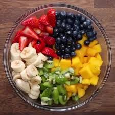 Alade De Fruit Pour Toutes Les Personnes Qui Ne Disent Que Les Fruits Font Grossir Je Me Ferai Un Plaisir De Fruit Salad Recipes Healthy Fruits Aesthetic Food
