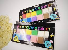 You build it, bake it and erase with it. Creatibles Diy Eraser Kit With 12 Pliable Kneaded Clay Colors And Reusable Case Other Asian Collectibles Airstage Cultures Ethnicities