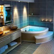 Corner bathtub and shower idea. Bathtubs Southern Materials Bathroom Remodel