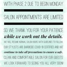 Hours may change under current circumstances A Cut Above Salon S I Home Facebook