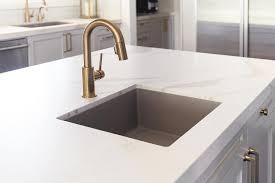 brushed gold gooseneck faucet with