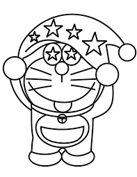 100 coloring pages based on the anime about the robot cat from the future. Printable Coloring Pages Doraemon 5