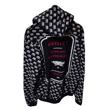 Gucci Gucci Maison De Amour Hypnotism Sweaters Cotton Black Ref 102460 Joli Closet