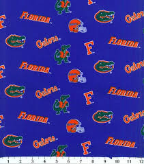 University Of Florida Gators Cotton Fabric Blue Joann In 2020 University Of Florida Florida Gators Florida Blue