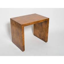 1970s Burled Wood Side Table Side Table Wood Burled Wood Side Table
