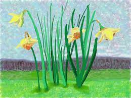 Correctly combining the colors of flowers, you can create a work of art! How David Hockney Depicted A Spring For Self Isolationists David Hockney The Guardian