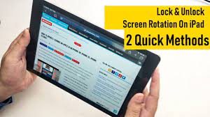 How To Lock Unlock Screen Rotation On Ipad In Ios 14 13 2 Methods Ipad Mini Ipad Pro 2021 Youtube