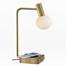 Modern Deco Led Wireless Charging Usb Task Lamp In 2020 Modern Deco Lamp Table Lamp