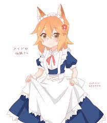 sewayaki kitsune no senko san senko san maid メイド仙狐さん pixiv アニメチビ かわいいコミック アニメの女の子