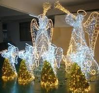 Large Angel Motif Lights for Outdoor Christmas Decoration ...