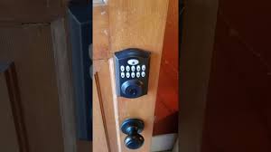 Remove the two screws which comprise the inside part of the assembly without disturbing the device. Kwikset Smartcode 913 User Code Delete And Add Youtube