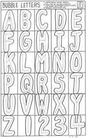 Drawing Bubble Letters Art Handouts Bubbles Letters Doodle Ideas Easy How To Draw Bubble Letters Easy Ar Easy Art Lessons Art Lessons Elementary Lettering
