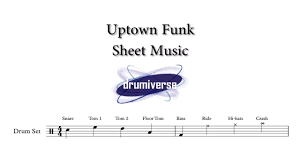 Uptown Funk By Mark Ronson Ft Bruno Mars Drum Score Request 20