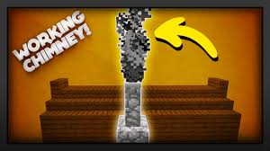 Dig out the 2 bricks on the floor in the center of the hole you just made. Minecraft How To Make A Working Chimney Youtube